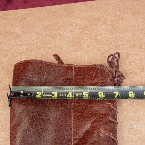 Sofft Women Sharnell II Brown Leather Back Lace-up Rust Riding Knee Boots 9.5 - Picture 7 of 10